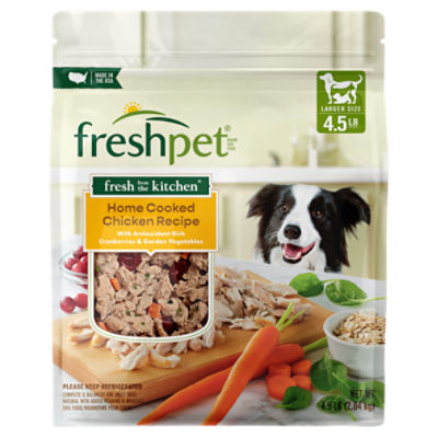 Freshpet Fresh From the Kitchen, Healthy & Natural Dog Food, Chicken Recipe, 4.5lb, 4.5 Pound