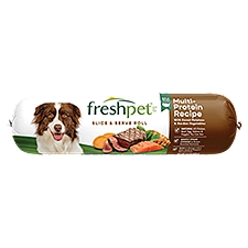 Freshpet Healthy & Natural Dog Food, Fresh Multi Protein Roll, 1.5lb