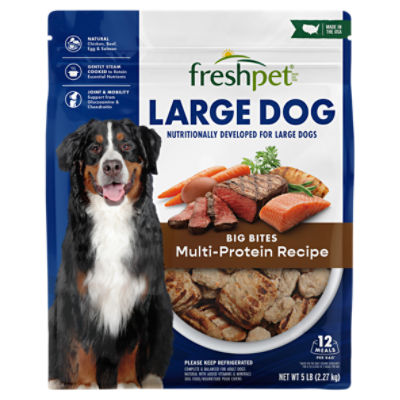Freshpet Big Bites Multi-Protein Recipe Large Dog Food, 5 lb