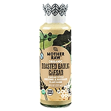 Mother Raw Organic Roasted Garlic Caesar Style, Dressing & Marinade, 8 Fluid ounce