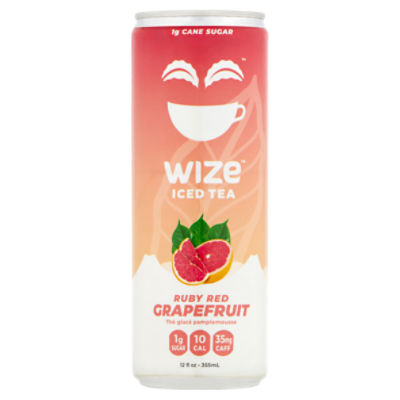 Wize Ruby Red Grapefruit Iced Tea, 12 fl oz