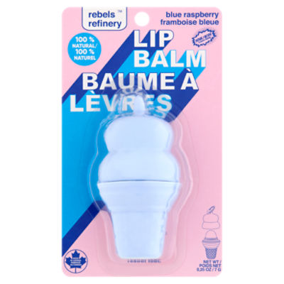 Rebels Refinery Blue Raspberry Lip Balm, 0.25 oz