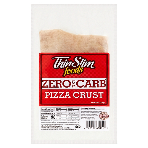 ThinSlim Foods Zero Net Carb Pizza Crust, 8 oz