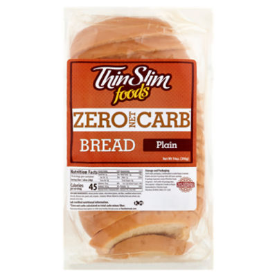 ThinSlim Foods Zero Net Carb Plain Bread, 14 oz