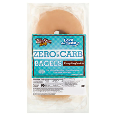 ThinSlim Foods Zero Net Carb Bagels, 12 oz