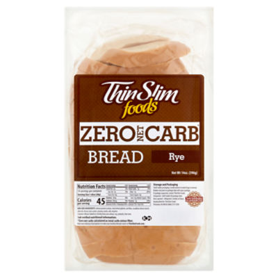 ThinSlim Foods Zero Net Carb Rye Bread, 14 oz ShopRite