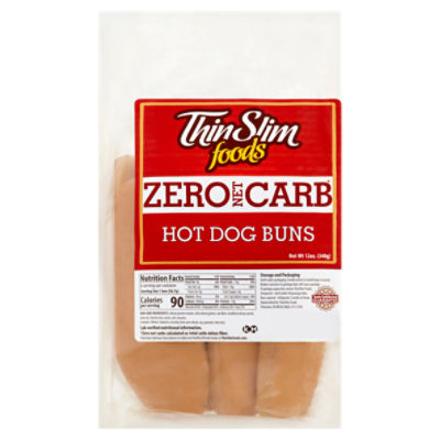 Thinslim Foods Zero Net Carb Hot Dog Buns, 12 oz ShopRite