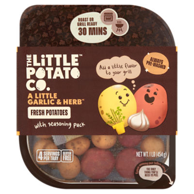 The Little Potato Co. A Little Garlic & Herb Fresh Potatoes, 1 lb