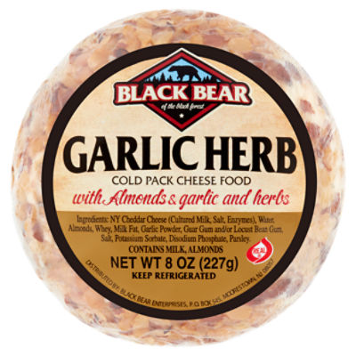 Black Bear Garlic Herb Cheese Ball, 8 oz