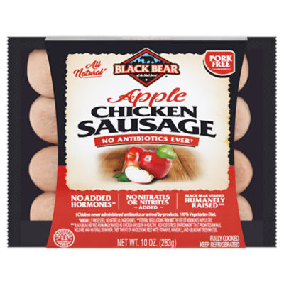 Black Bear Apple Chicken Sausage, 10 oz