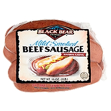 Black Bear Mild Smoked Beef Sausage, 16 oz