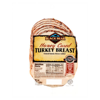 Black Bear Honey Cured Turkey Breast, 7 oz