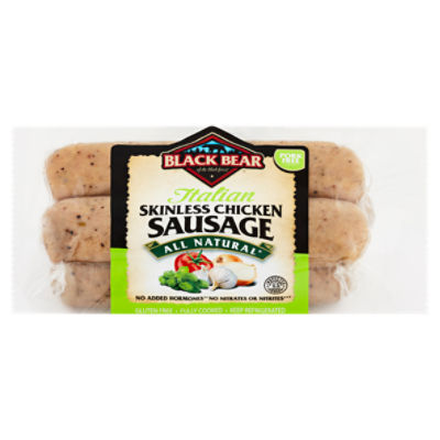Black Bear Italian Skinless Chicken Sausage, 4 count, 12 oz