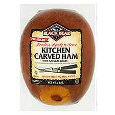 Black Bear Pre-Sliced Kitchen Carved Ham, 3 lbs