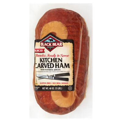 Black Bear Sliced Kitchen Carved Ham, 48 oz, 48 Ounce