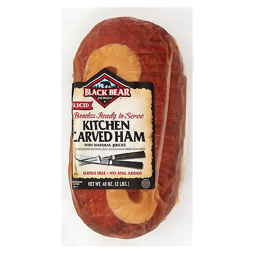 Black Bear Sliced Kitchen Carved Ham, 48 oz