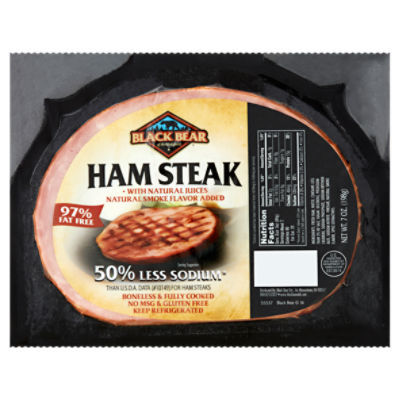 Black Bear Ham Steak, 7 oz - The Fresh Grocer