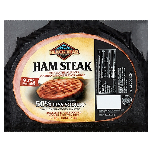 Black Bear Ham Steak, 7 oz