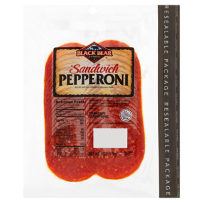 Black Bear Sandwich Pepperoni, 6 oz, 6 Ounce