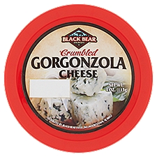 Black Bear Cheese, Crumbled Gorgonzola, 4 Ounce