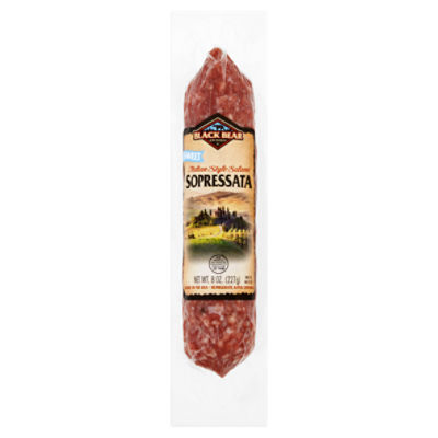 Black Bear Sweet Sopressata Italian Style Salami, 8 oz