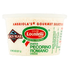 Black Bear Locatelli Romano Cheese, Grated Pecorino, 8 Ounce