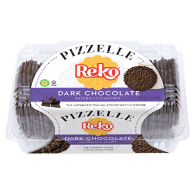 Reko Dark Chocolate Pizzelle, 7 oz