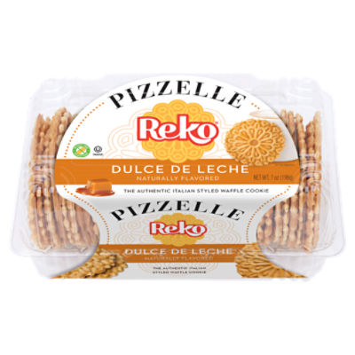 Reko Dulce De Leche Pizzelle Waffle Cookie, 7 oz