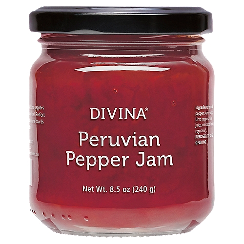 DIVINA Peruvian Pepper Jam, 8.5 oz