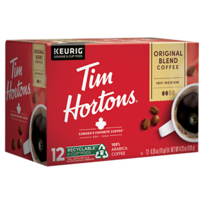 Tim Hortons - Tim Hortons, Coffee, Ground, Medium Roast, Original Blend (12  oz), Shop