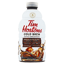 Tim Hortons Medium Blend Black Cold Brew Coffee Concentrate, 32 fl oz