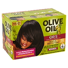 ORS Olive Oil Hair Relaxer, Built-In Protection Full Application No-Lye, 1 Each