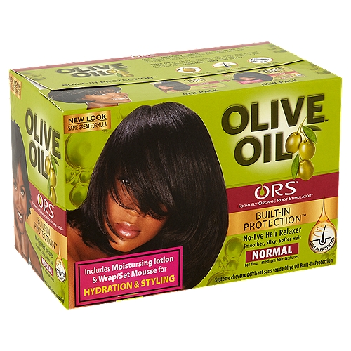 ORS Olive Oil Built-In Protection Normal No-Lye Hair Relaxer, 1 complete  application
