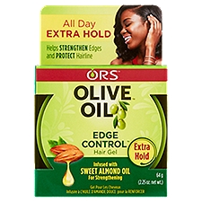 ORS Olive Oil Edge Control Hair Gel, 2.25 oz