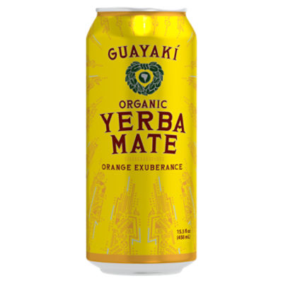 Guayaki Yerba Mate - Organic Orange Exuberance, 16 fl oz