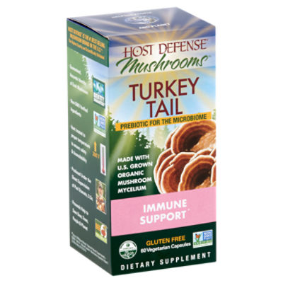 Host Defense Mushrooms Turkey Tail Dietary Supplement, 60 count