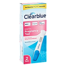Clearblue Digital Pregnancy Test with Smart Countdown, 2 Each