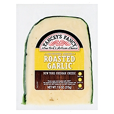 Yancey's Fancy Roasted Garlic New York Cheddar Cheese, 7.6 oz, 7.6 Ounce