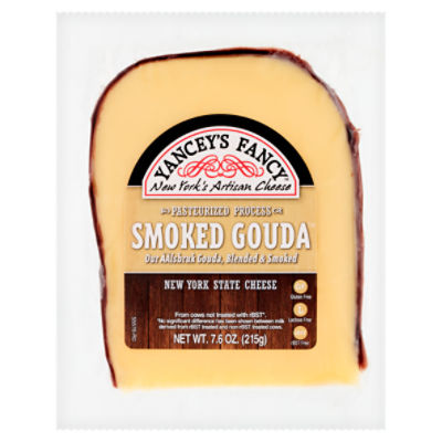 Yancey's Fancy Smoked Gouda New York State Cheese, 7.6 oz