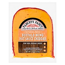 Yancey's Fancy Buffalo Wing Hot Sauce New York Cheddar Cheese, 7.6 oz