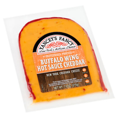Yancey's Fancy Buffalo Wing Hot Sauce New York Cheddar, Cheese