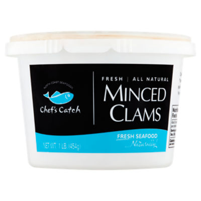 North Coast Seafoods Chef's Catch Minced Clams, 1 lb