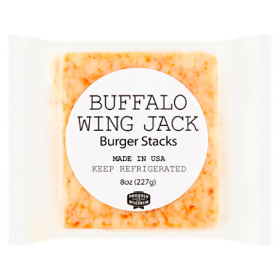 Burger Stacks Buffalo Wing Jack Cheese, 8 oz