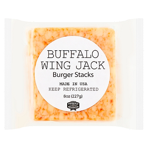 Burger Stacks Buffalo Wing Jack Cheese, 8 oz