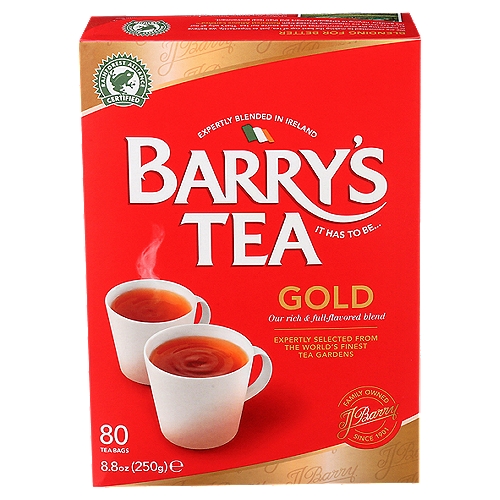 Barry's Tea Gold Tea Bags, 80 count, 8.8 oz