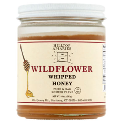 Hilltop Apiaries Wildflower Whipped Honey, 10 oz