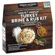 Urban Accents Gourmet Gobbler Turkey Brine & Rub Kit, 12.75 oz