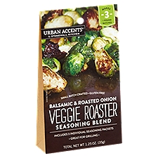 Urban Accents Balsamic & Roasted Onion Veggie Roaster Seasoning Blend, 3 count 1.25 oz