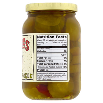 Wickles Pickle, Original: Calories, Nutrition Analysis & More