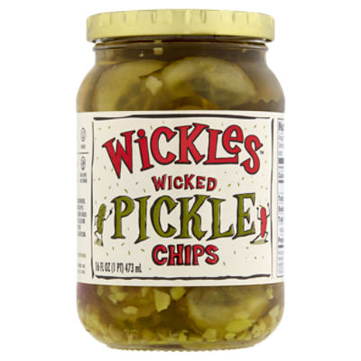 Wickles Wicked Pickle Chips, 16 fl oz